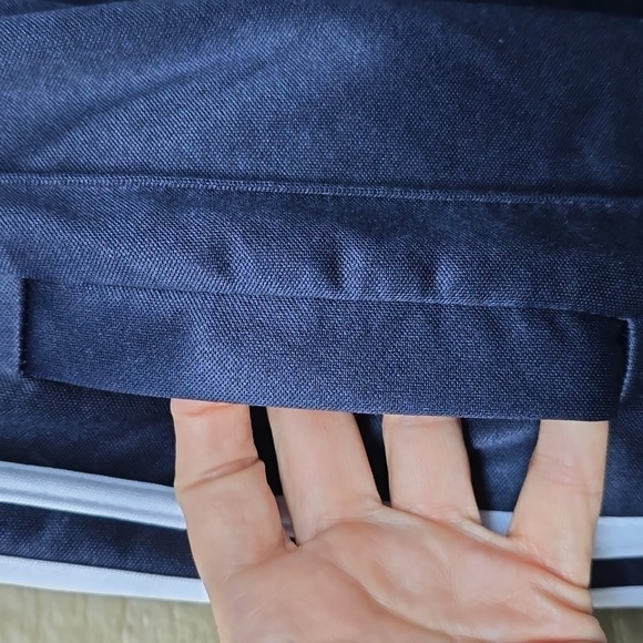 PrettyLittleThing Navy Side Stripe Flare Leg Sweatpants 0 - Picture 9 of 13